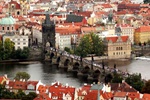 Panorama Pragi czeskiej