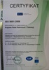 certyfikat ISO 9001:2008