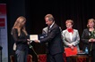 Agnieszka Czarkowska, laureatka Nagrody Grand Prix KRRiT im. Witolda Zadrowskiego oraz Sławomir Rogowski, członek KRRiT (fot. Wojciech Kusiński, PR)