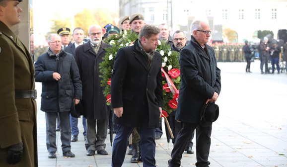 Przewodniczący Krajowej Rady Radiofonii i Telewizji Witold Kołodziejski i Przewodniczący Rady Mediów Narodowych Krzysztof Czabański (fot. Agencja ONS)