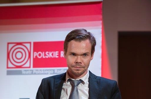 Marcin Partyka, laureat nagrody „Amadeusz 2016” za debiut kompozytorski (fot. Wojciech Kusiński/Polskie Radio)