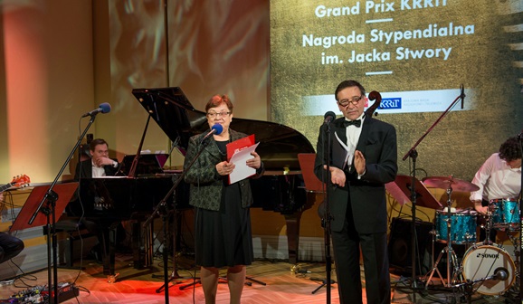Gala wręczenia Nagród: Teresa Bochwic i Wojciech Markiewicz (fot. Wojciech Kusiński)
