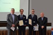 Przewodniczący KRRiT Jan Dworak, dr Zbigniew Pinkalski, dr Maciej Wiktorowski, prof. dr hab. Janusz Adamowski
