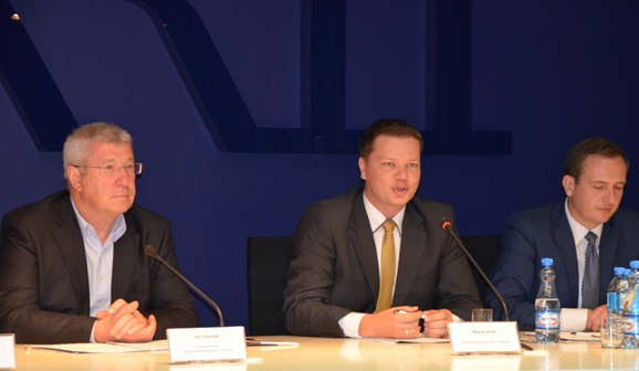 Jan Dworak, Przewodniczący KRRiT, Marcin Olender, Ministerstwo Administracji i Cyfryzacji, Bartosz Sowier, Dyrektor Gabinetu Rzecznika Praw Dziecka, (fot. KRRiT)