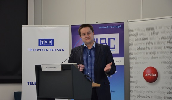 Marcin Dąbrowski, z-ca dyrektora Ośrodka TVP Technologie (fot. KRRiT)