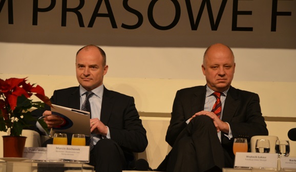 P. Woliński i M. Bochenek (fot. S.Maksymowicz/KRRiT)