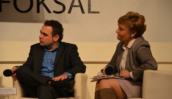 Ł. Wojtasik i B. Turowska (fot. S.Maksymowicz/KRRiT)