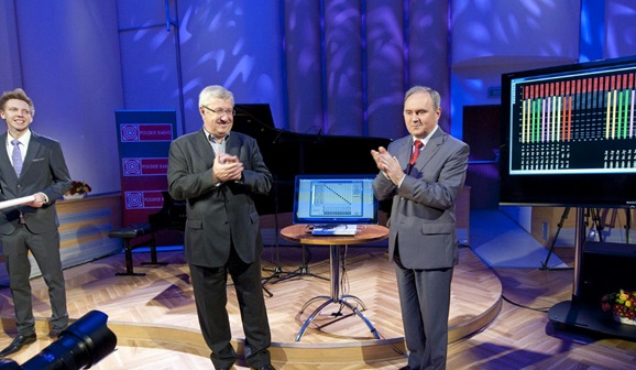 Jan Dworak, przewodniczący KRRiT i Andrzej Siezieniewski, Prezes Polskiego Radia.