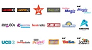 Logo 18 stacji obecnych na multipleksie D2