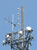 Maszt antenowy z antenami DAB+