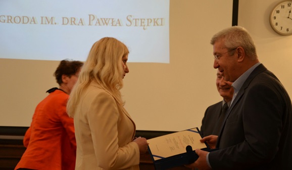 Prof. Maria Marczewska-Rytko i Jan Dworak (fot. KRRiT)